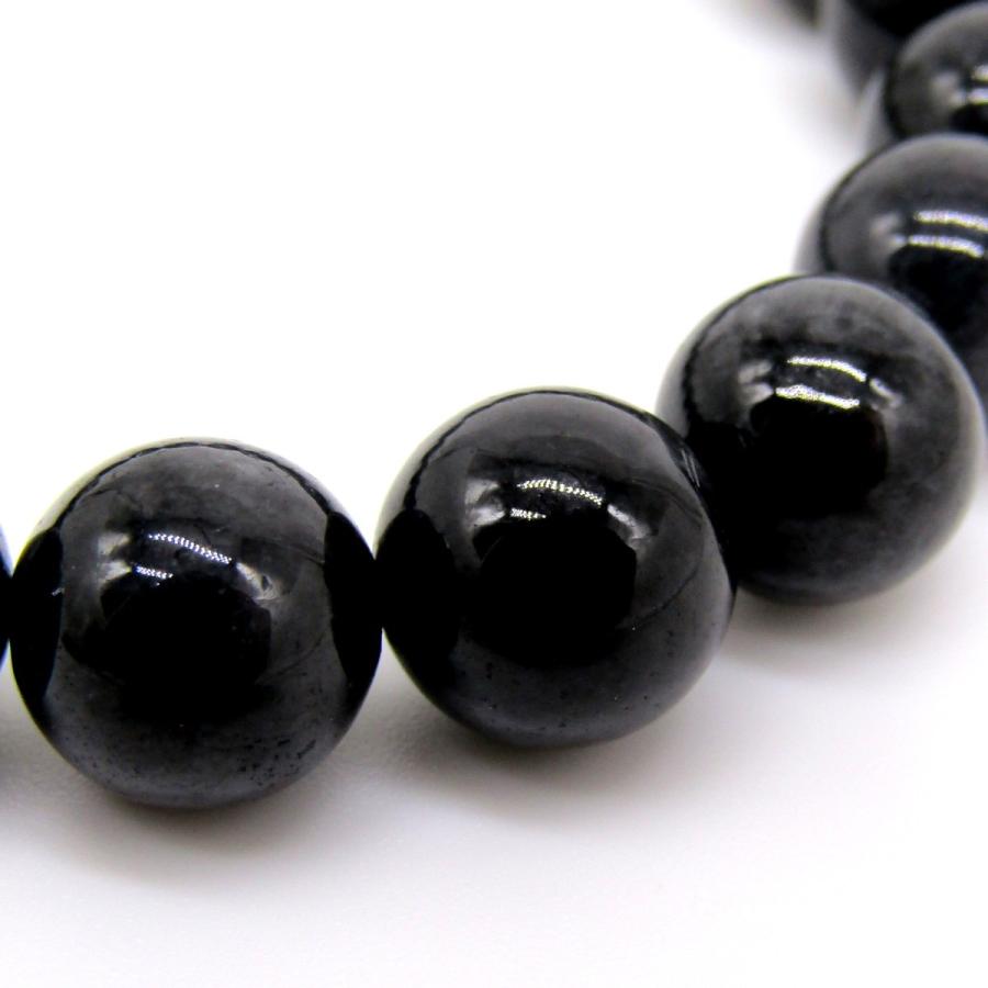 高品質！！ ミャンマー産 ブラック ジェイド （黒翡翠） ブレスレット