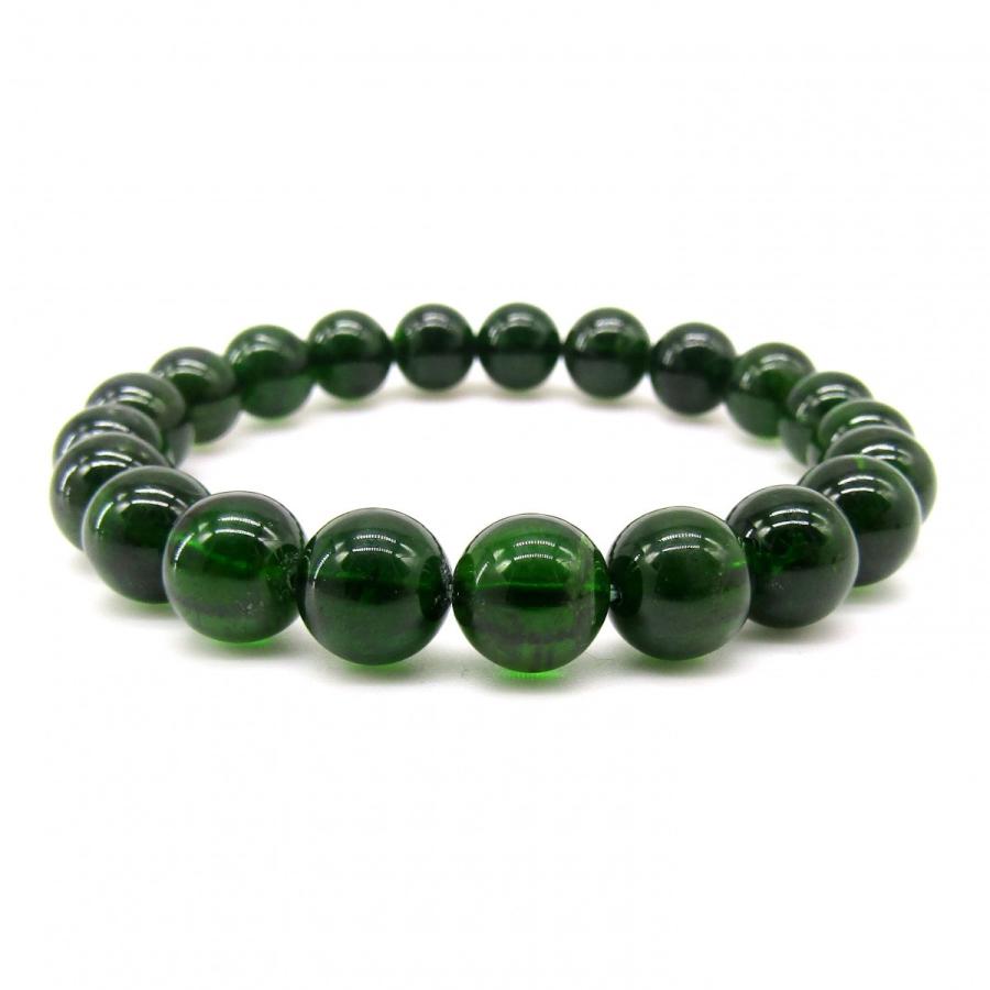 クロムダイオプサイト　ブレス 楽天市場】クロムダイオプサイト ブレスレット 10.7mm 18.5cm