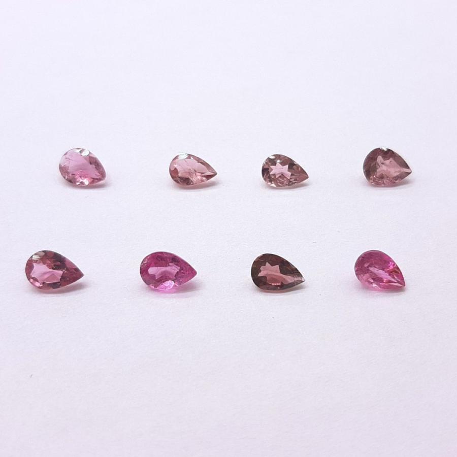 天然石ルース（裸石）・トルマリン / ペアシェイプ【約6ｘ4mm】ファセットカット（1粒）｜arnavgems｜05