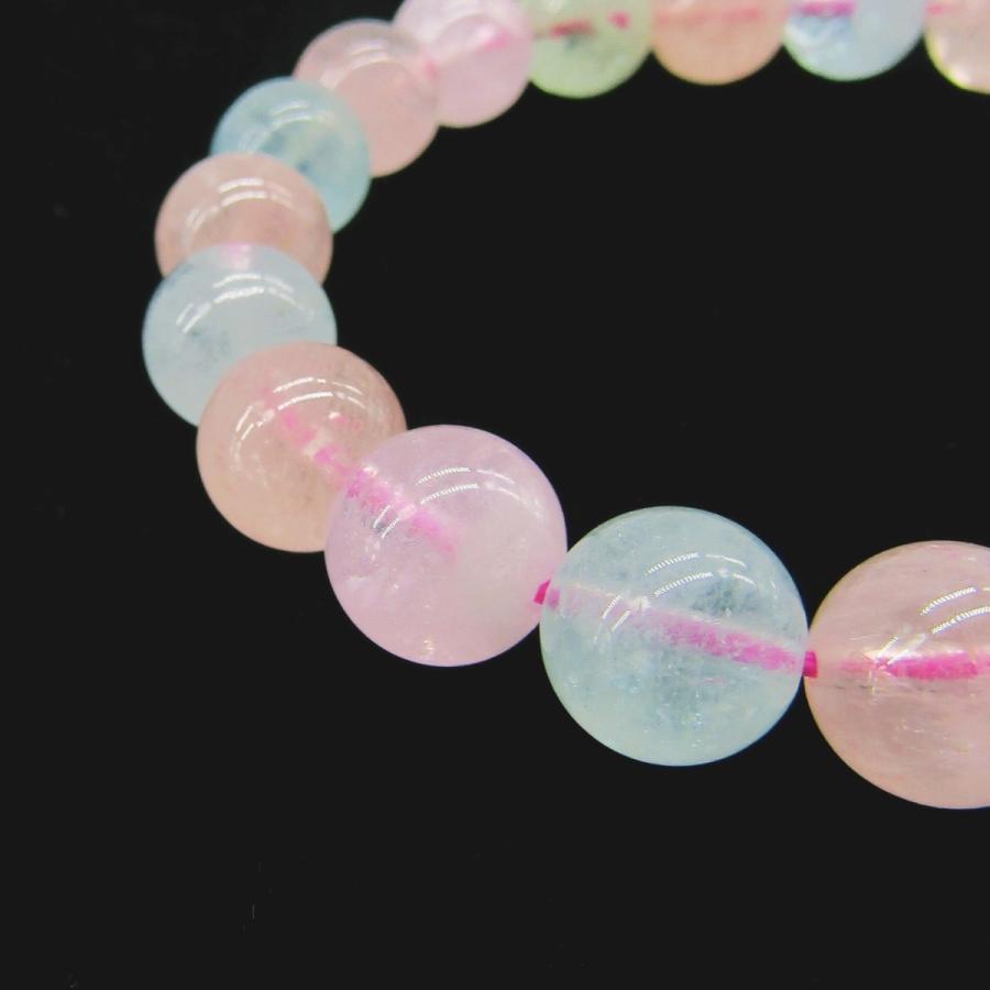 【高品質】ミックスベリル　１０㎜　ブレスレット　美品　透明 ミックスベリル 高品質 ブレスレット 10A 約8mm : アラナヴ ジェムス