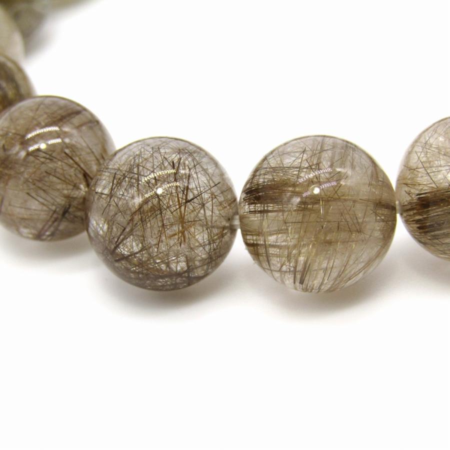 シルバールチルクォーツ12ミリ シルバールチルクォーツ ブレスレット 約12mm : アラナヴ ジェムス