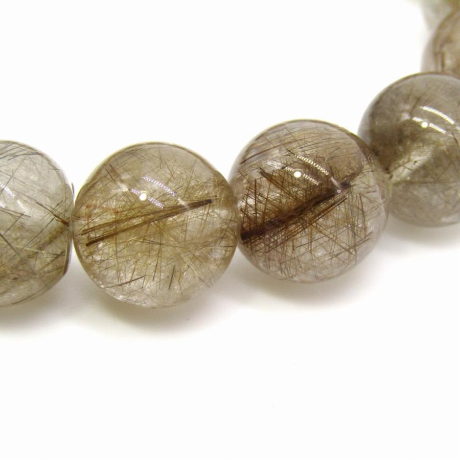 シルバールチルクォーツ ブレスレット 約12mm : アラナヴ ジェムス