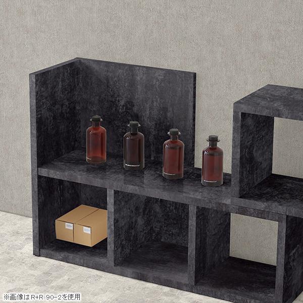 本棚 ディスプレイラック 完成品 ブラック コレクション オープンラック 2段 黒 ラック 棚 カラーボックス 低い ロータイプ ...