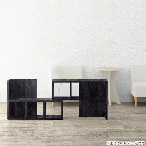 本棚 ディスプレイラック 完成品 ブラック コレクション オープンラック 2段 黒 ラック 棚 カラーボックス 低い ロータイプ ...