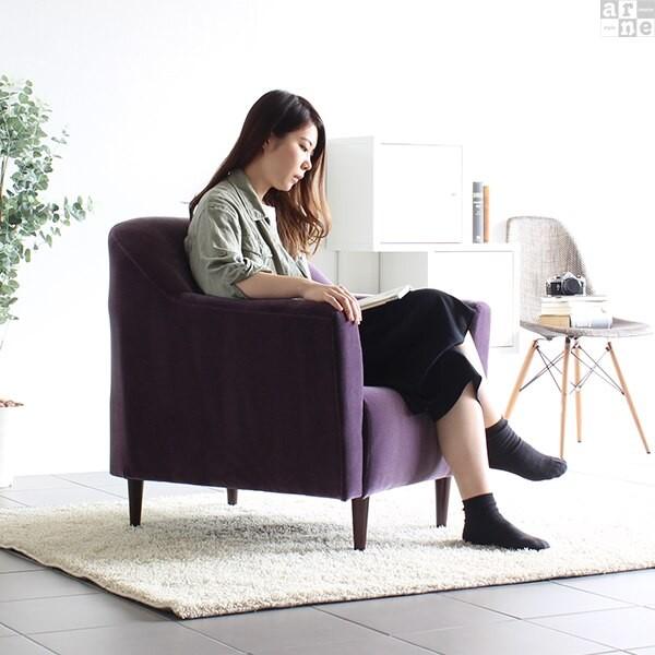 ランキング2022 arne Ballon 1Pソファー モケット パープルピンク