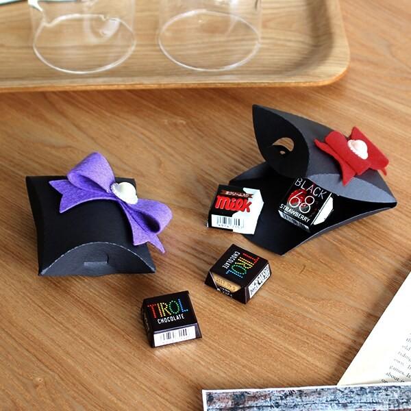 ギフトボックス 箱 ボックス ギフト プレゼント メール便 かわいい おしゃれ 多目的 フェルト お礼 お菓子 ピローボックス リボン B 雑貨 0000a ソファ家具通販 Arne Style 通販 Yahoo ショッピング