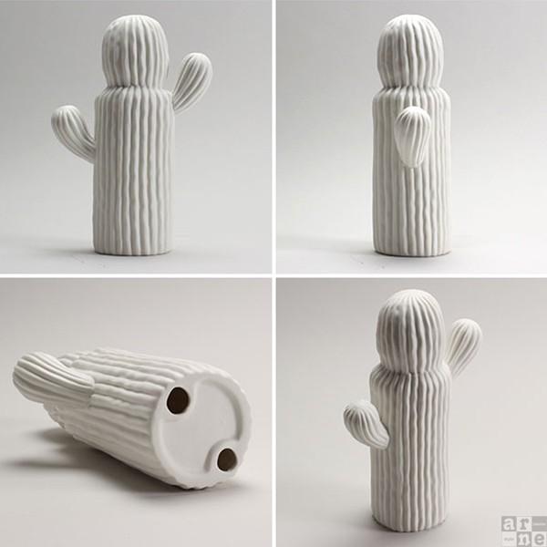 陶器 オブジェ 置物 インテリア オシャレ モダン 置き物 玄関 サボテン L エクステリア 飾り ホワイト 白 0000a395 ソファ家具通販 Arne Style 通販 Yahoo ショッピング