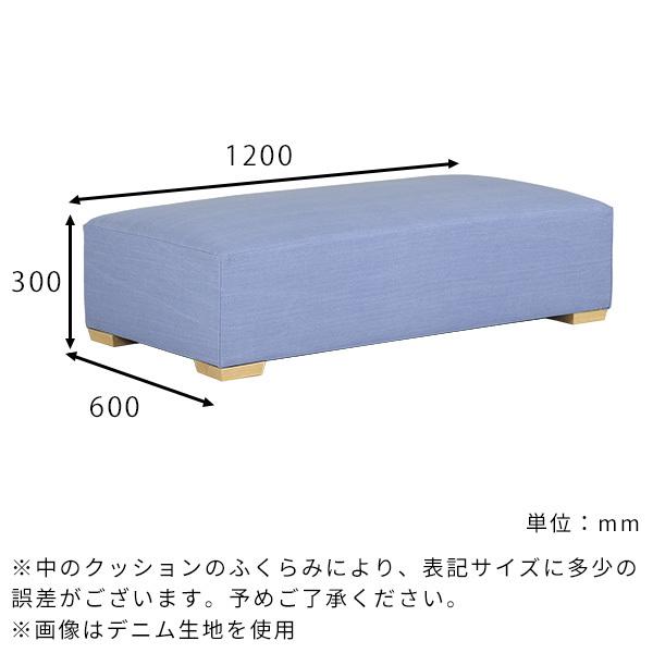 ローソファ 合成皮革 合皮 グレー オットマン ロースツール ベンチ