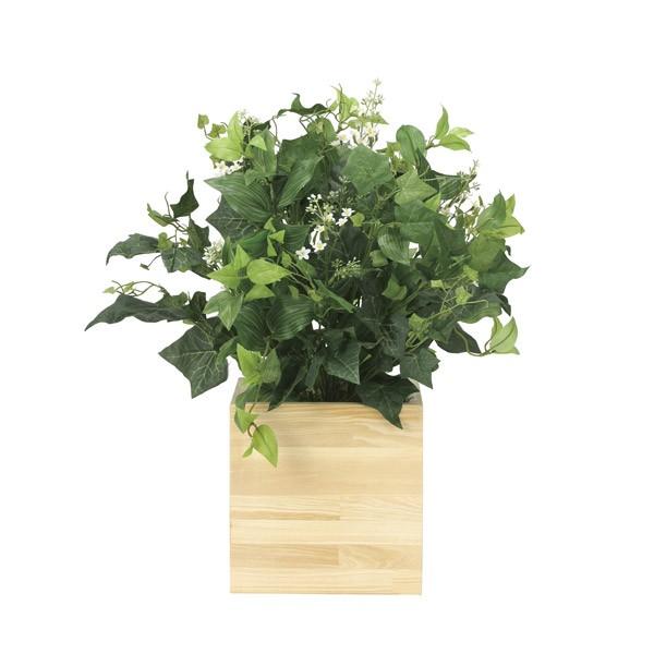 人工観葉植物 光触媒 観葉植物 フェイクグリーン インテリア 人工植物 高さ50cm 消臭 抗菌 防汚 ボックスウッド