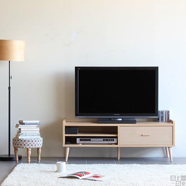 テレビ台 おしゃれ シンプル テレビボード 1 ナチュラル 脚付き 一人暮らし 北欧 完成品 白 ホワイト 0000a 家具通販 インテリアショップ Arne 通販 Yahoo ショッピング