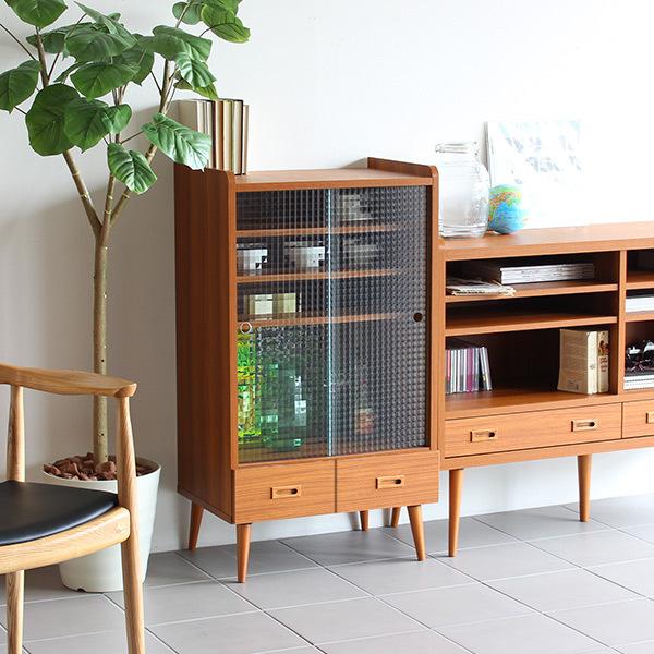 送料無料 早い者勝ち 食器棚 板扉 北欧風 キッチン収納 組み合わせタイプ 幅80cm 送料無料 キッチン キッチンボード リビング収納 日本製 完成品 収納棚 キッチンキャビネット リビングボード 国産 木目 ブラウン モダンヴィンテージな風合いがお洒落な