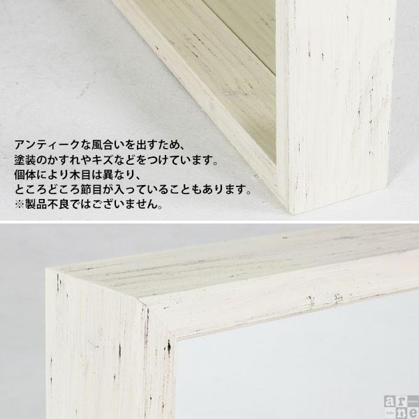 鏡 壁掛け ホワイト 洗面台 ウォールミラー 収納 ラック おしゃれ ウッド ミラー インテリアミラー 木枠 木 0000a 家具通販 アーネインテリア 通販 Yahoo ショッピング
