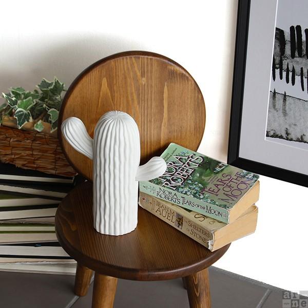 陶器 オブジェ 置物 インテリア オシャレ モダン 置き物 玄関 サボテン S エクステリア 飾り ホワイト 白 0000a396 家具通販 インテリアショップ Arne 通販 Yahoo ショッピング