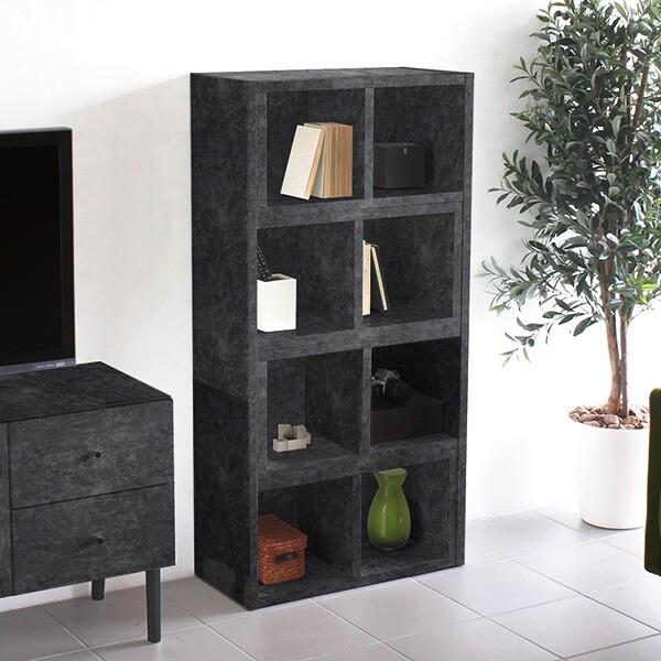 オープンシェルフ 鏡面 本棚 ディスプレイシェルフ 黒 伸縮 4段 家具 おしゃれ コーナーラック ブラック 0000a 家具通販 インテリアショップ Arne 通販 Yahoo ショッピング