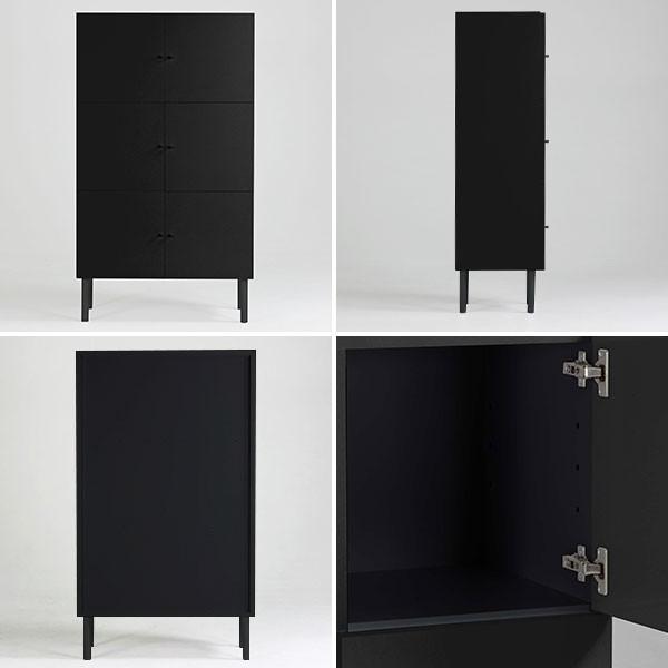 キャビネット ブラック 鏡面 扉付き 黒 リビング収納 収納 脚付き 扉 リビングボード 完成品 収納家具 脚付 0000a 家具通販 アーネインテリア 通販 Yahoo ショッピング