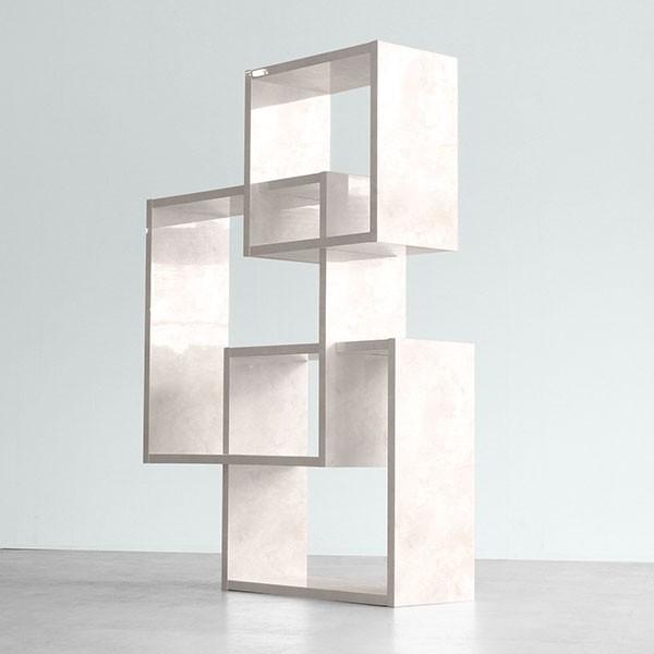 飾り棚 おしゃれ 収納 展示 リビング アート 大理石風 ラック デザインシェルフ オープンシェルフ 収納家具 0000a 家具通販 インテリアショップ Arne 通販 Yahoo ショッピング