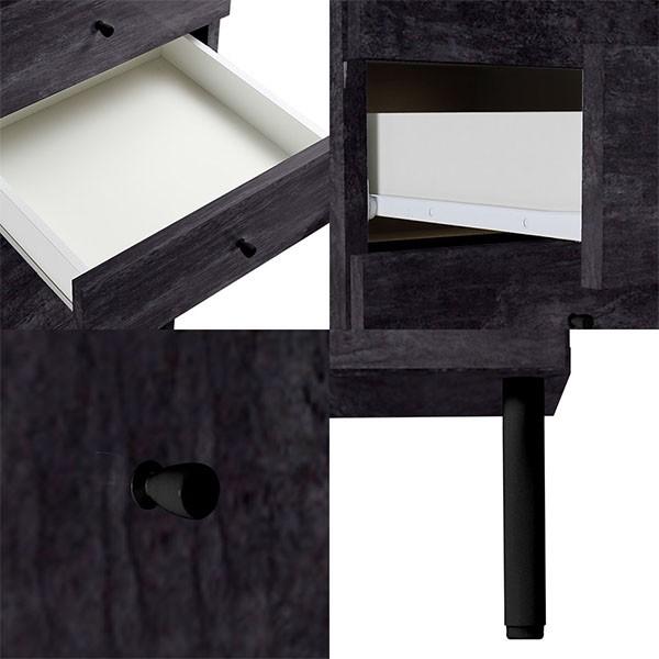 ミニチェスト ローチェスト 脚付き 2段 ナイトテーブル 引き出し サイドチェスト スリム ベッドサイドチェスト 脚付 チェスト 引き出し