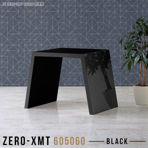 パソコンテーブル PCデスク パソコンデスク 60cm幅 ブラック スリム 鏡面 オフィステーブル オフィスデスク 黒 デスク 日本製 △