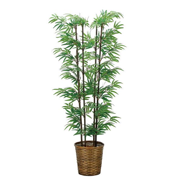 光触媒 観葉植物 人工観葉植物 黒竹 幹 天然黒竹 高さ160cm フェイクグリーン 消臭 抗菌 防汚 本物保証