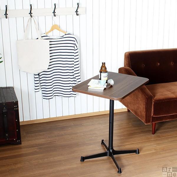 ダイニングテーブル 2人 カフェテーブル 60 一人暮らし 四角 ミニテーブル 木製 白 2人用 小さめ 小さい テーブル ミニ 国産 □ | arne | 04