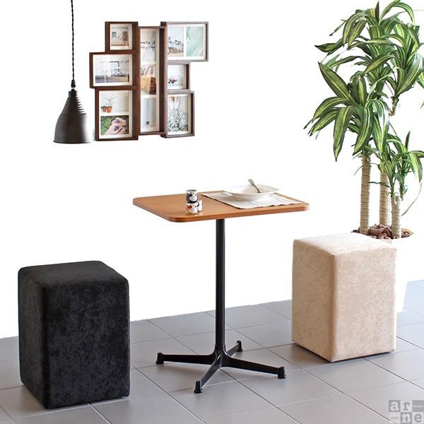 ダイニングテーブル 2人 カフェテーブル 60 一人暮らし 四角 ミニテーブル 木製 白 2人用 小さめ 小さい テーブル ミニ 国産 □ | arne | 05