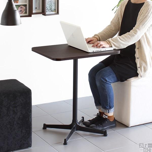 ダイニングテーブル 2人 カフェテーブル 60 一人暮らし 四角 ミニテーブル 木製 白 2人用 小さめ 小さい テーブル ミニ 国産 □ | arne | 07