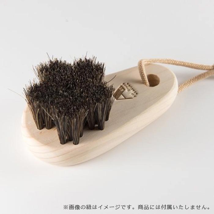 浅草アートブラシ 馬毛のフットブラシ さくら／足用ブラシ ネイル 爪 指 足裏 ブラッシング マッサージ ヒノキ 日本製