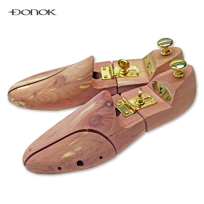 DONOK ネジ式 レッドシダー シューキーパー メンズ ／ 左右セット 紳士