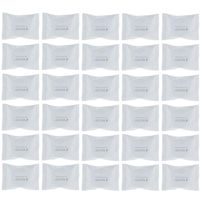 LUCAS ルカス ハーバル エプソムソルト 浄化用入浴剤【30個入り