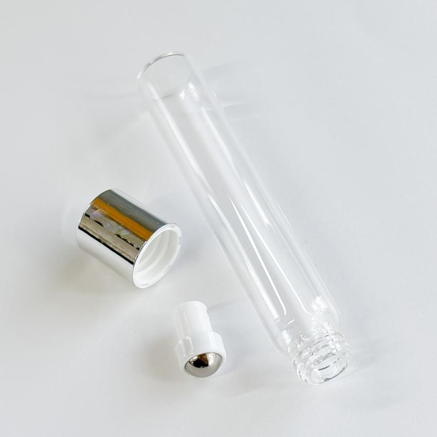 ASH AROMA ロールオンボトル 8ml シルバーキャップ【ロールオン/ガラス