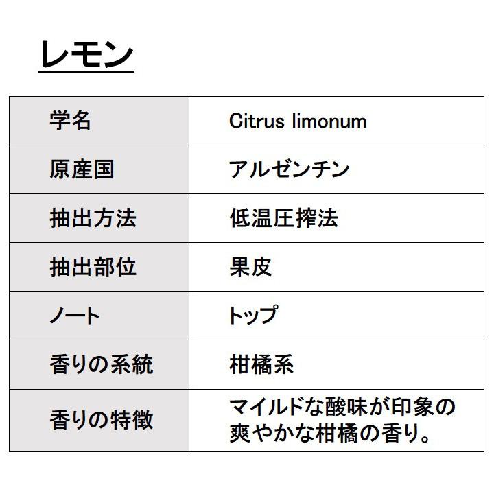 オーガニック レモン  エッセンシャルオイル 50ml アロマオイル 精油 AEAJ認定 天然 有機 Organic 業務用｜aroma-ash｜02