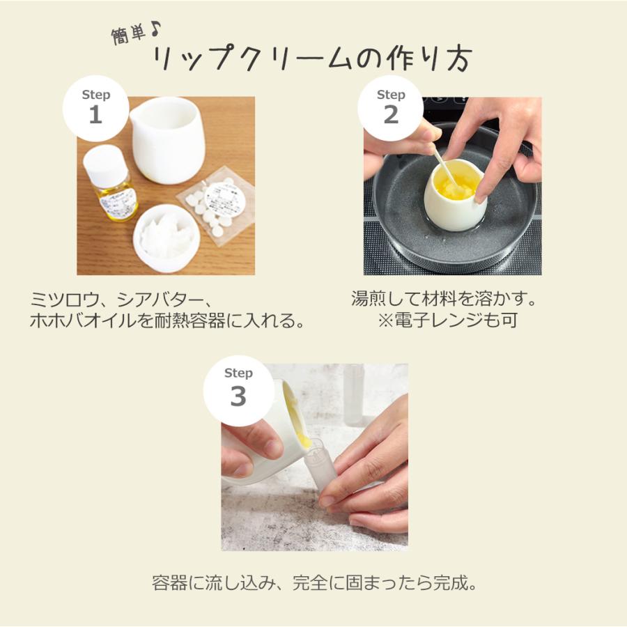 手作り リップクリーム キット 2本セット 手作り化粧品 無添加 ノン
