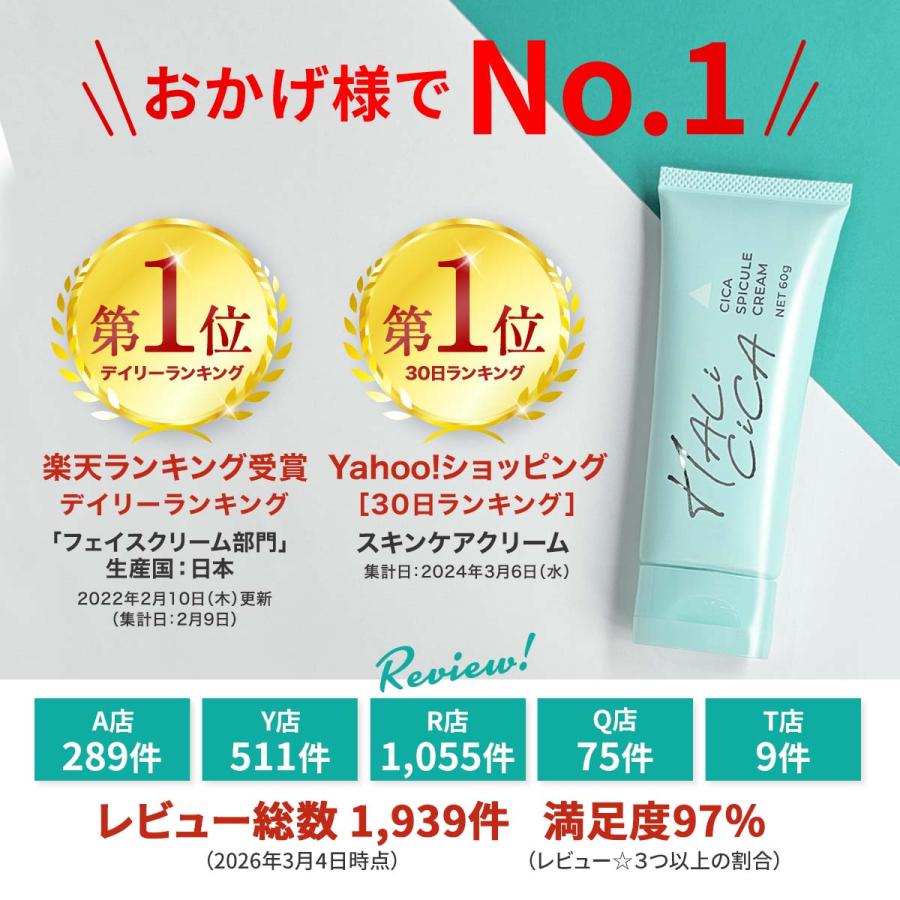 2個購入で+1個無料！12日まで】シカクリーム スキンケア クリーム