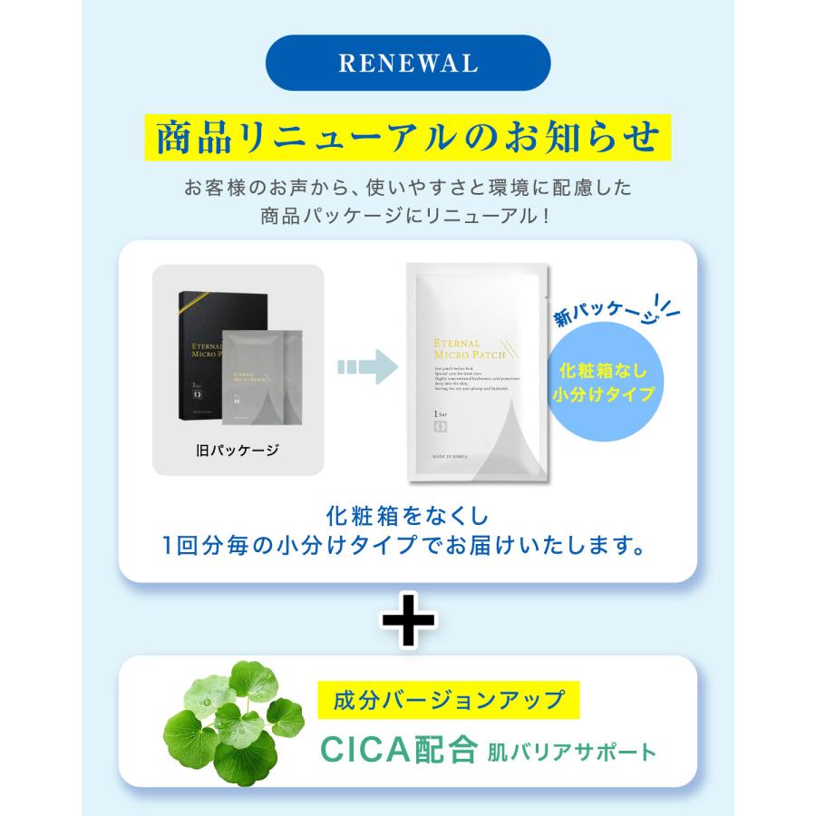 【20%OFFクーポン発行中！6日まで】 ニードルパッチ マイクロニードルパッチ 目の下パッチ ヒアルロン酸【エターナルマイクロパッチ】 4袋/4回分 | ETERNAL（コスメ、美容） | 02