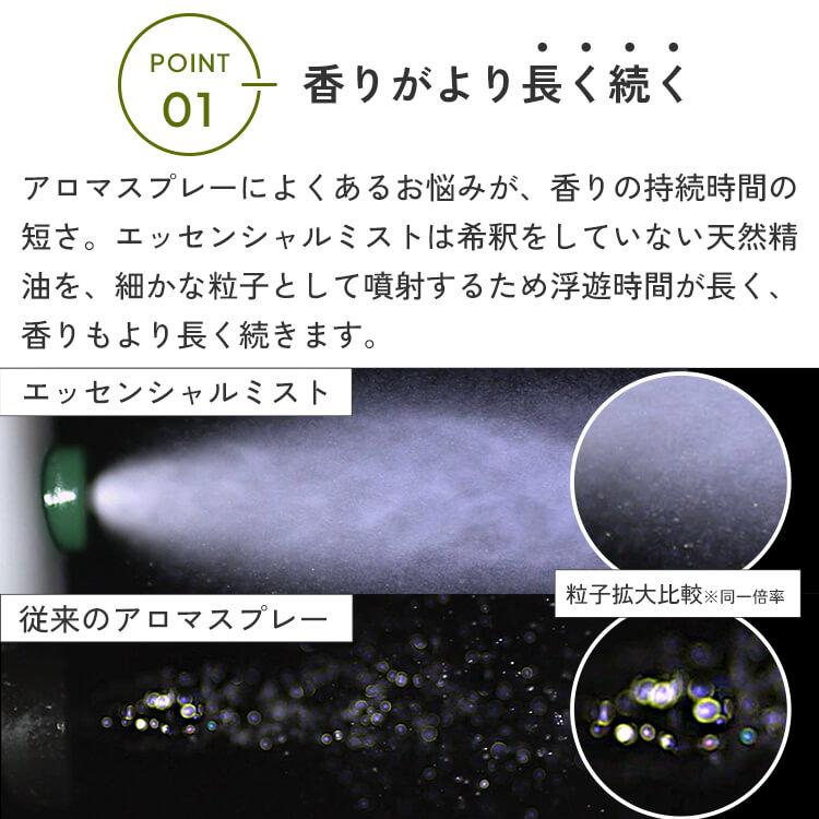 天然アロマ ルームフレグランス エッセンシャルミスト 50ml 選べる香り5種 | エッセンシャルオイル 精油 ルームスプレー アロマスプレー | アロミックスタイル | 03