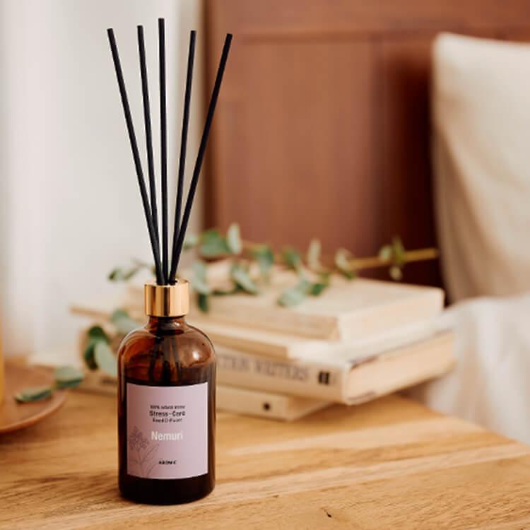 専用オイル ストレスケア リードディフューザー 詰め替え スティック付き (120ml) 天然 アロマ ルームフレグランス リフィル 詰替 アロミックスタイル | アロミックスタイル | 10