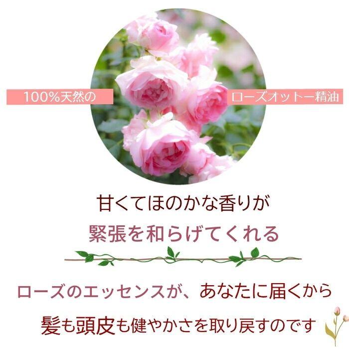 ヘアケア2点セット ローズシャンプー 250ml ローズオイル 50ml シャンプー 洗い流さない トリートメント_6