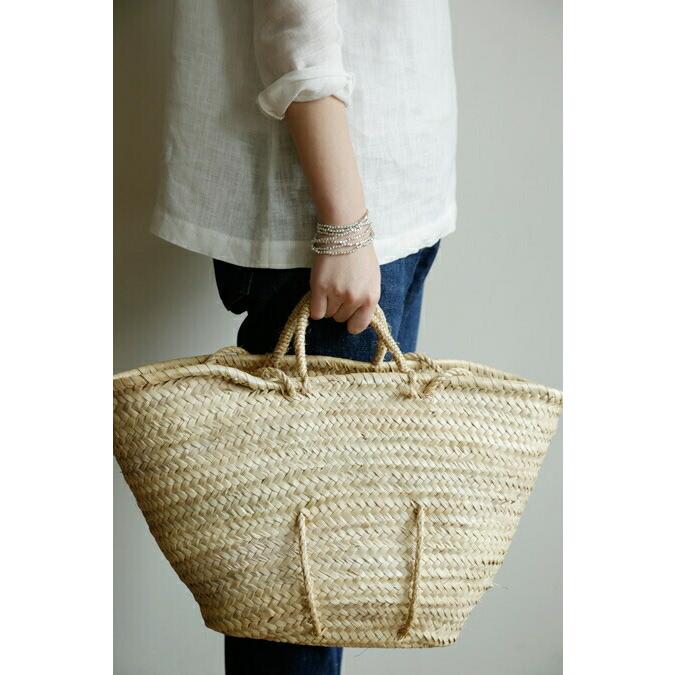 fog linen work（フォグリネンワーク） シルバービーズネックレス L