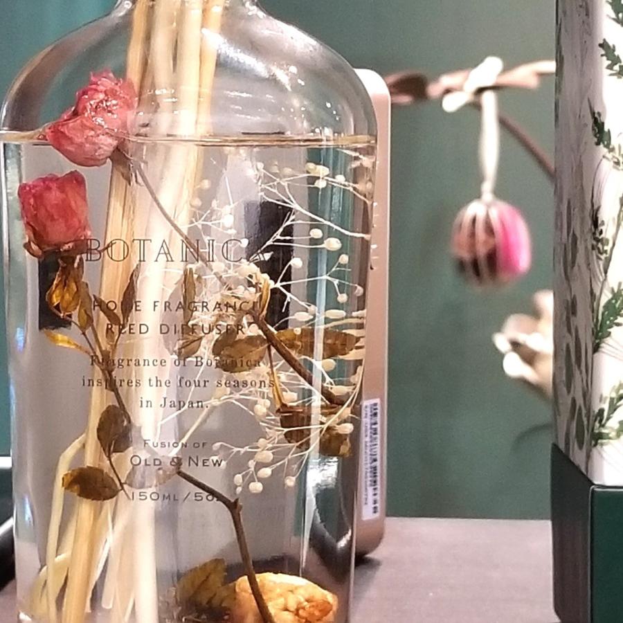 最高級のスーパー リードディフューザー Botanica ハーバリウム スティック付き 花 ドライフラワー ルームフレグランス アロマ 癒し 香り 高級 インテリア