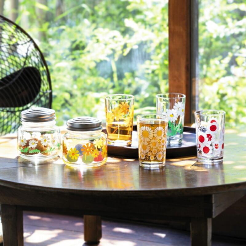 ADERIA 日本製 アデリアレトロ グラス おしゃれ かわいい 花 