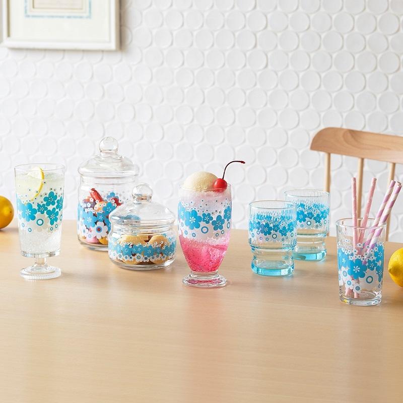 石塚硝子 1~7営業日出荷 アデリアレトロ 昭和レトロ 花の輪 ボンボン