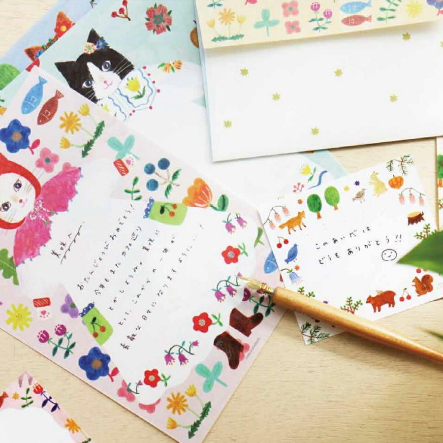 AikoFukawa ブロックメモ flower and animals・feel nature 日本