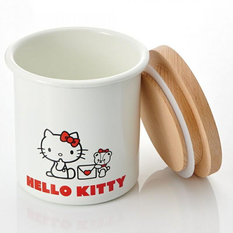 スケーター 1~7営業日出荷 ホーローキャニスター 750mL 木蓋 パッキン