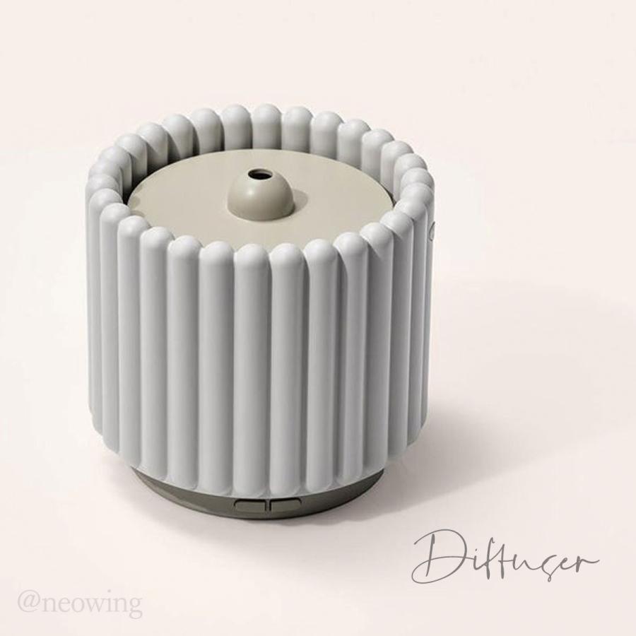 シーズンズ エッセンシャルオイル ディフューザー グレー 電源式 SEASONS お水不要 アロマグッズ 送料無料