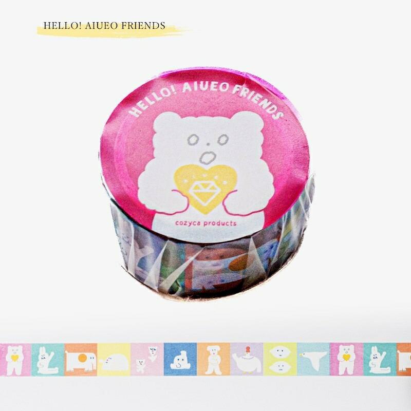 布川愛子★透明マスキングテープ AikoFukawa布川愛子 透明マスキングテープ HAPPY GARDEN