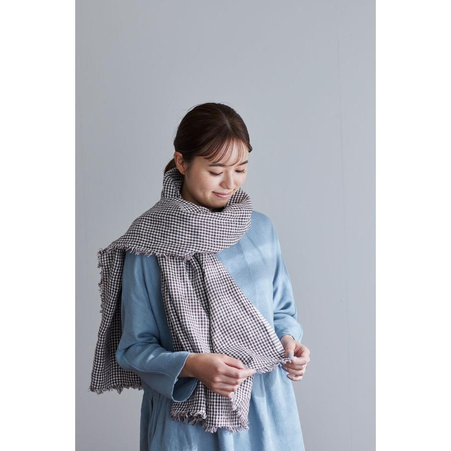 fog linen work（フォグリネンワーク） トゥズ フリンジスカーフ