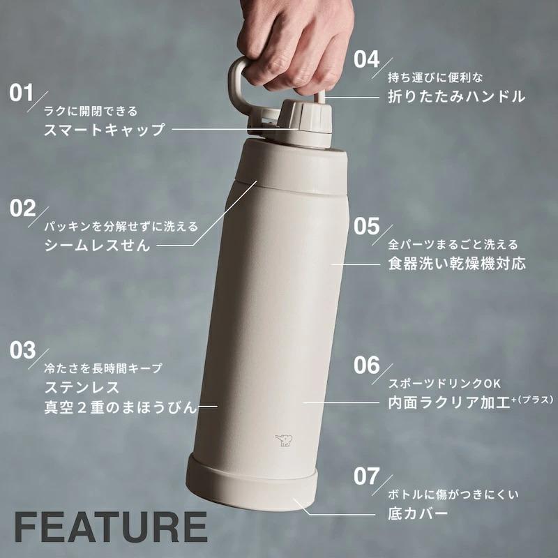 象印（ZOJIRUSHI） SD-KA ステンレスクールボトル 保冷専用 食洗機OK