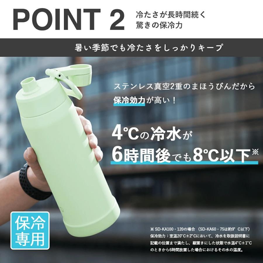 象印（ZOJIRUSHI） SD-KA ステンレスクールボトル 保冷専用 食洗機OK