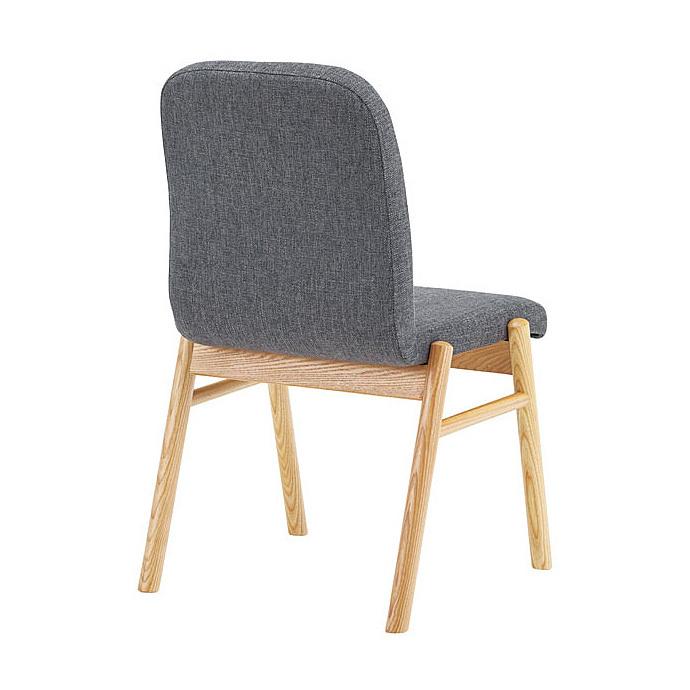 東谷 ファブリック ダイニングチェア ライトグレー ダークグレー