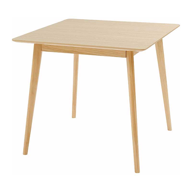 東谷 2人用 ダイニング テーブル 正方形 80×80 cm パイン ナチュラル